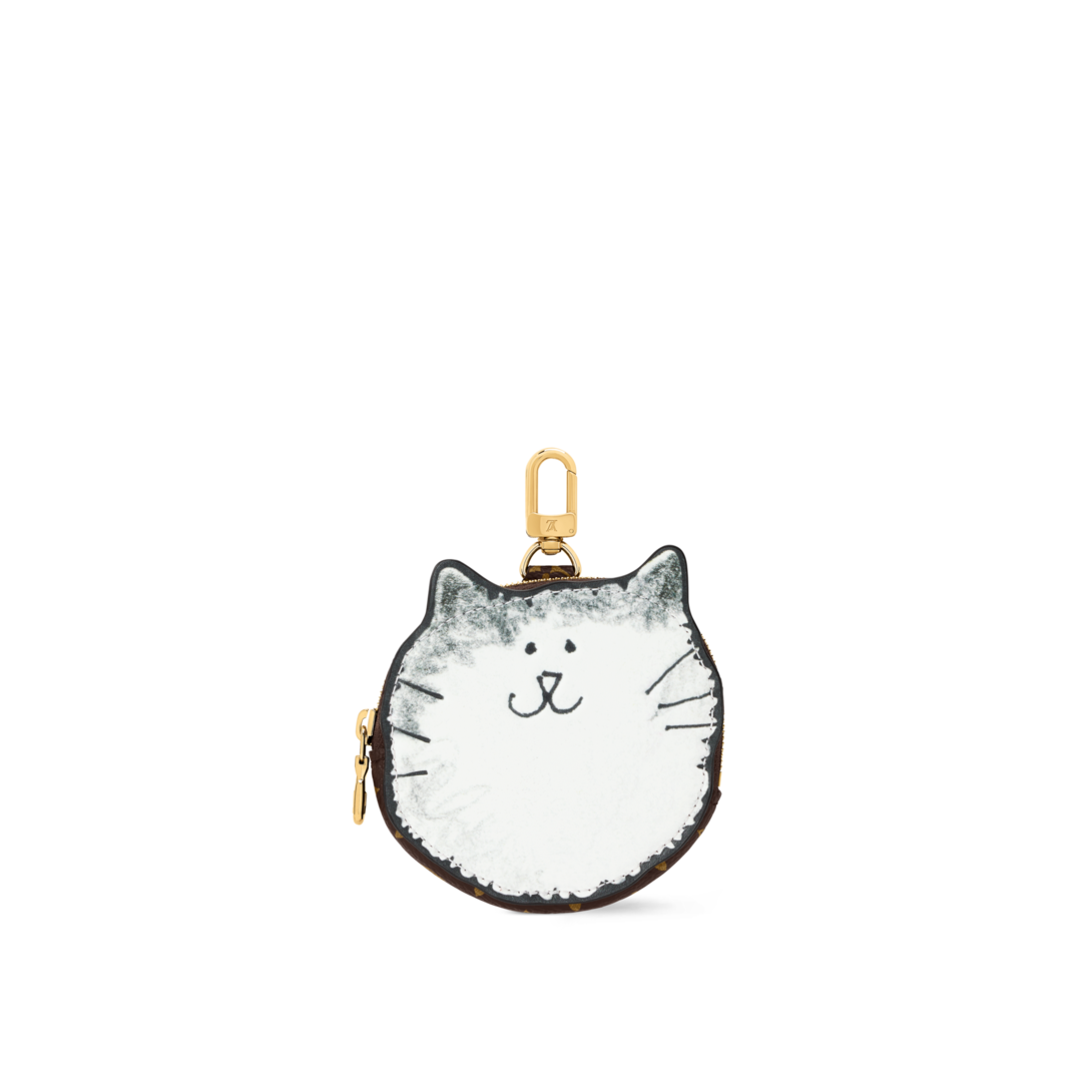 ヴィトン　動物イラスト コインケース 明日着 限定 LVxNIGO バッグに付ける♪ダックコインカードケース